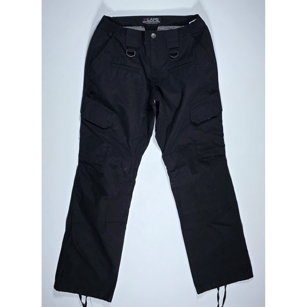 LAPG Womens Operator Tactical Pants Black Ripstop Cargo PT-WB1003 Size 4 Reg